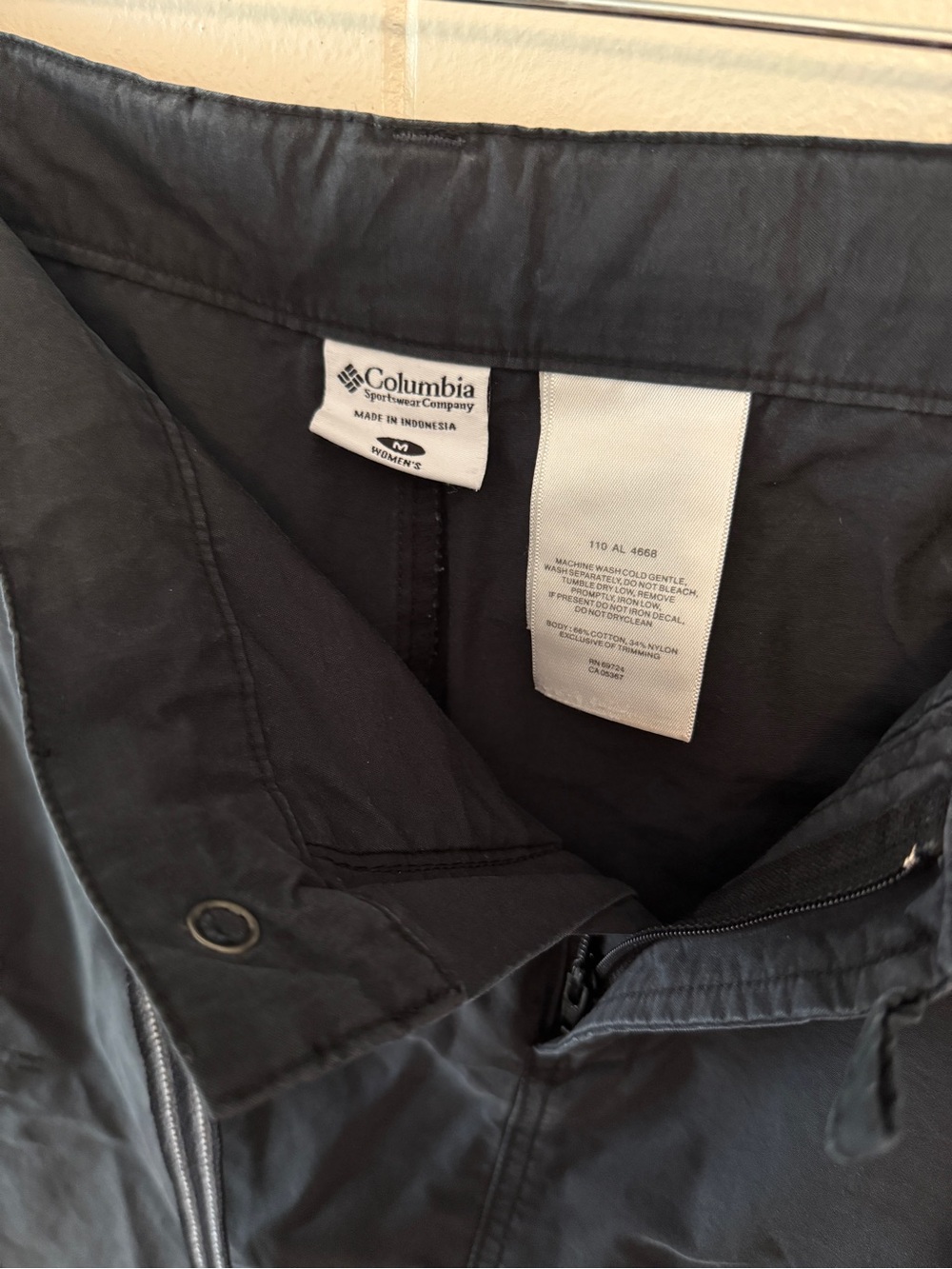 Navy Drawstring Skort - Picture 5 of 6